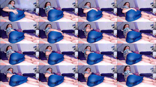 DirtyDaisy Fill spandex while vaping  4K