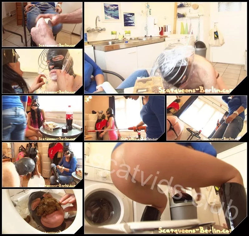 [Scatqueens-Berlin com – Scat-Ladies com] Scatsisters and the Scateater Day1 P1 [Humiliation, Vomit, Whipping, Femdom, Piss, Toilet Slavery, Facesitting, Scat, Spitting, Trampling]