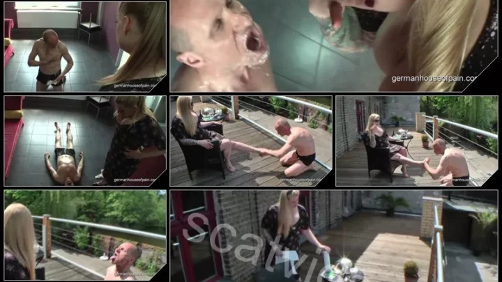[GermanHouseOfPain com] Shit happens with Lady Grace  Part1 [Scat, Vomit, Pissing, Mature, Femdom, Humilation]
