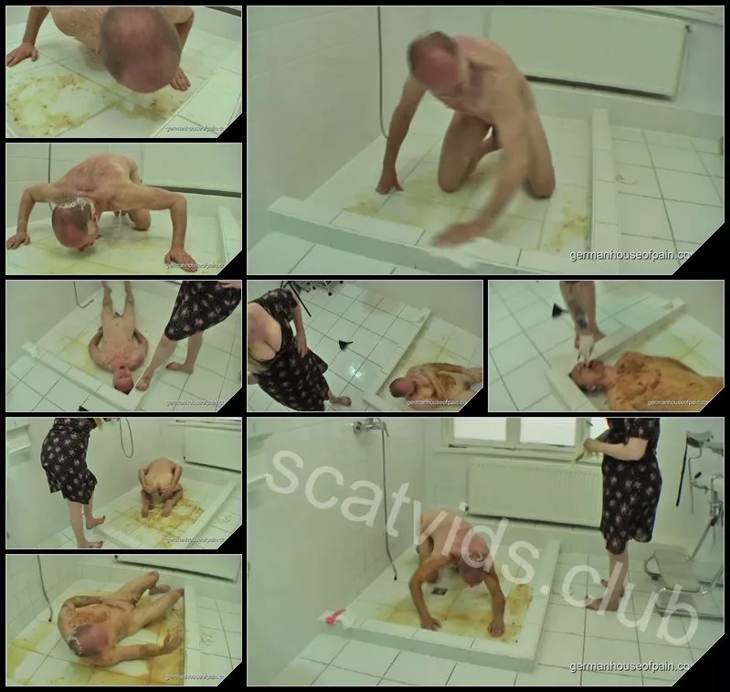 [GermanHouseOfPain com] Shit happens with Lady Grace  Part2 [Vomit, Femdom, Mature, Scat, Humilation, Pissing]