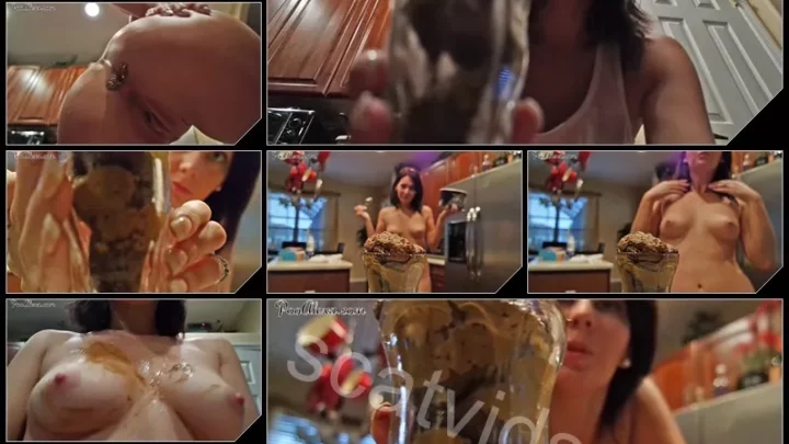 [PooAlexa com – ScatShop com] Ass-Cream Full Glass