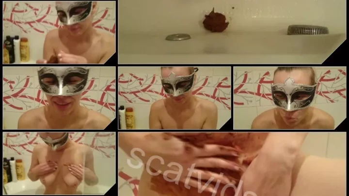 [Scatshop com – Brown wife] – Real eating shit  My record