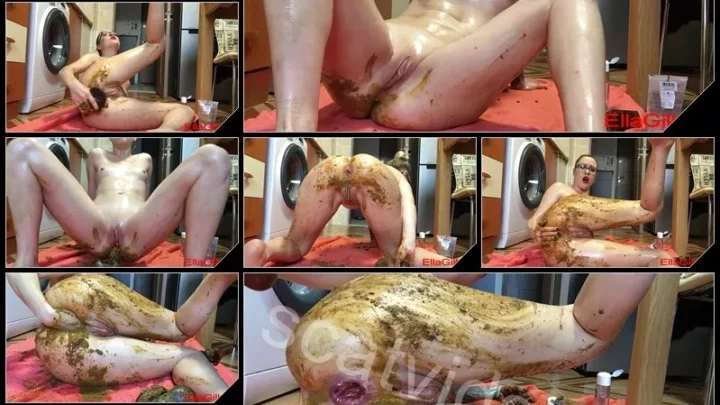 [ScatShop com] Taking ur shit covered cock everywhere – EllaGilbert [masturbation, anal, amateur, smearing, scat, alone]