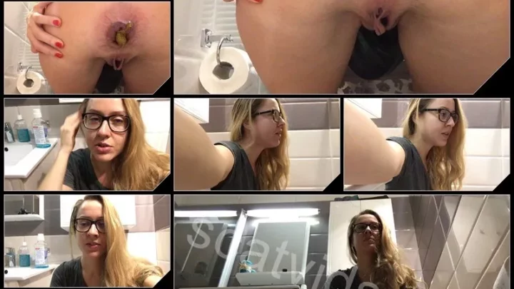 [ScatShop com] Thick Log – EllaGilbert [anal, solo, scat, masturbation, smearing, amateur]