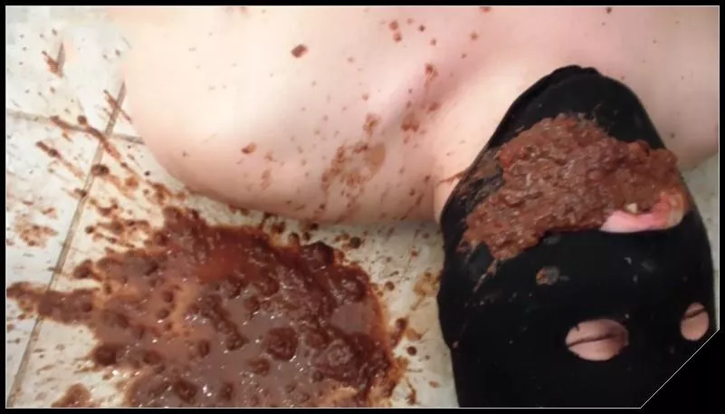 Explosive Diarrhea on the Face and Mouth of Alina's Toilet Slave [Scat, pissing, shit, defecation, Femdom ,Toilet Slavery, Domination, Eat shit]