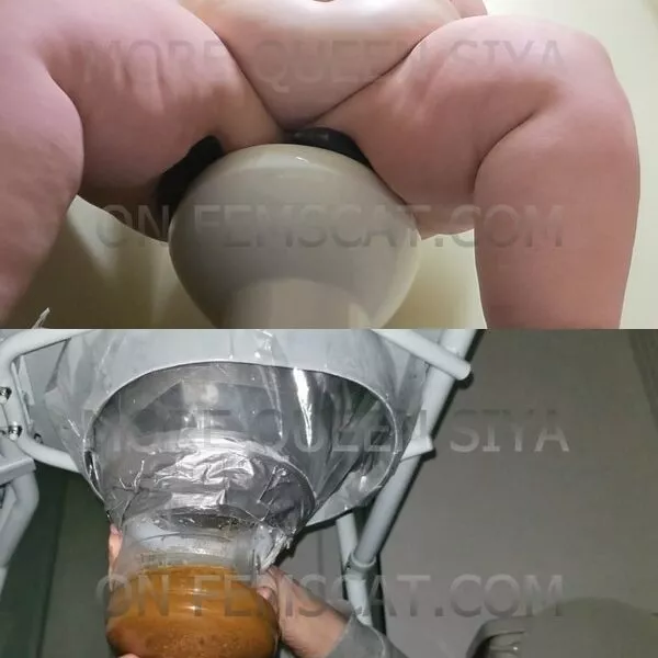 SSBBW Queen Siya public toilet + late night kinky dessert.