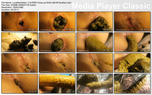 LoveRachelle2 3 SUPER Close-up Shits!