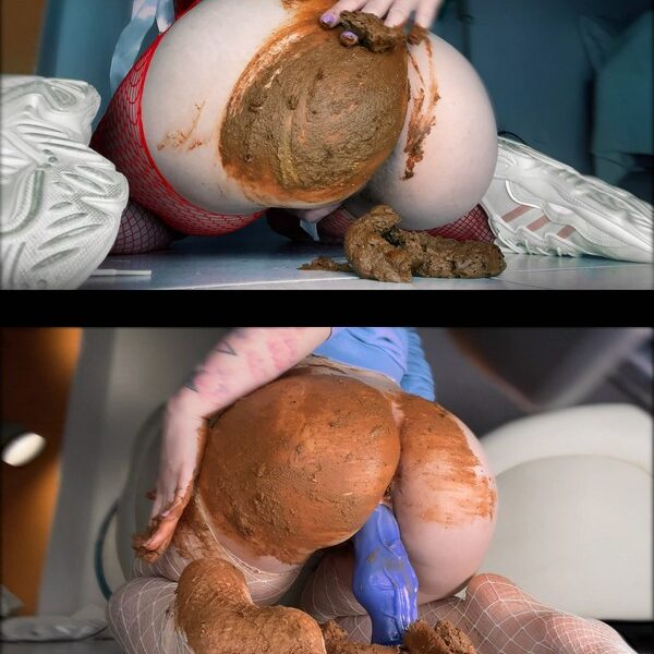 SweetbettyParlour Pooping Fishnet Sneakers 2 in 1