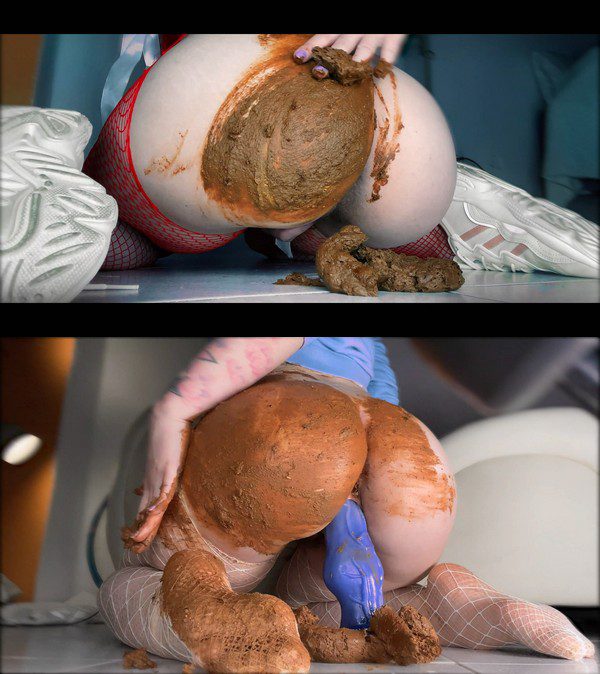 SweetbettyParlour Pooping Fishnet Sneakers 2 in 1