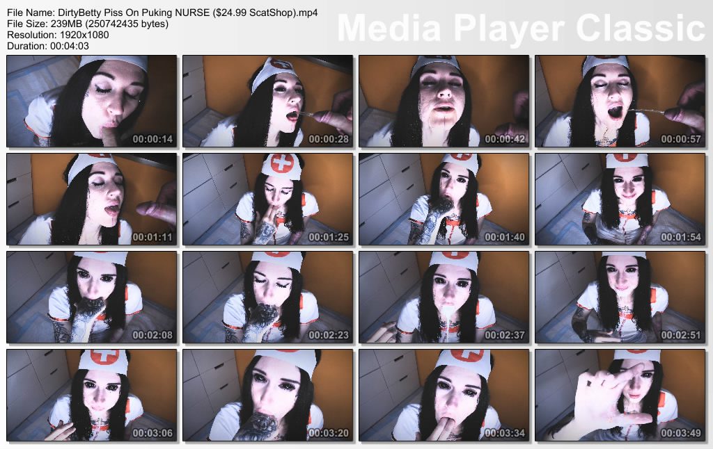 DirtyBetty Piss On Puking NURSE