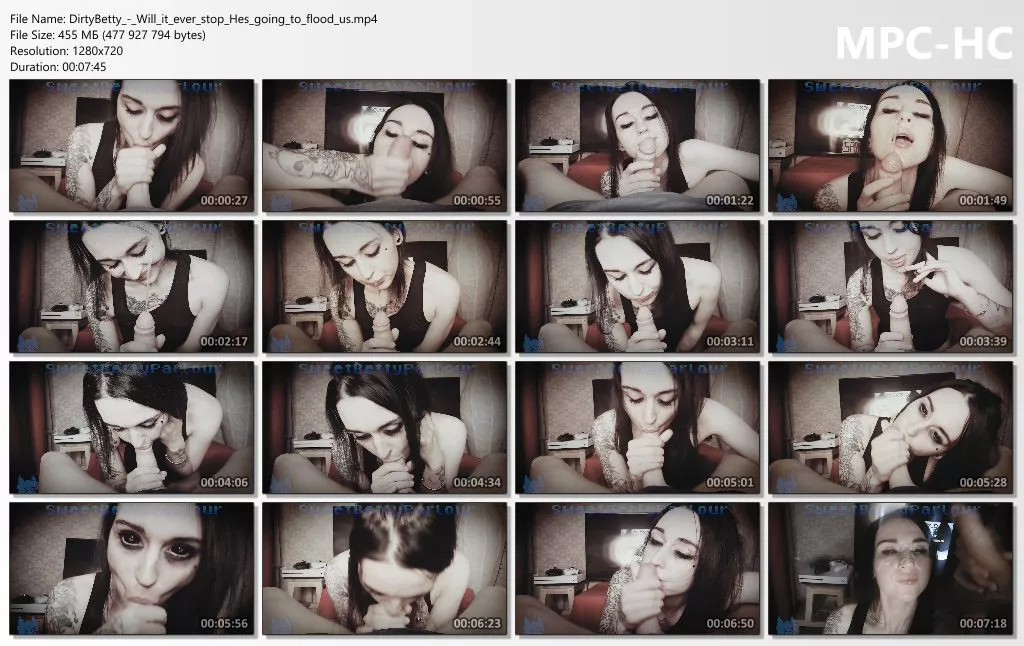 Screenshot 1 from DirtyBetty – Will it ever stop? He’s going to flood us