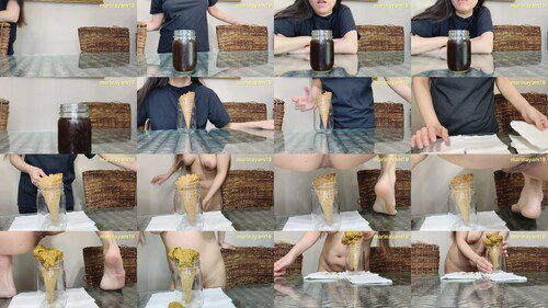 Marinayam19 [日本語]Japanese waitress serves secret menu