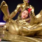 CND-139 噂の大道芸舞踏家 金粉ショウダンサー 吉川なお フェチ 120分 Fetish Wet & Messy (Fetish) Kichikawa Nao