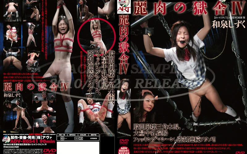 ADV-R0541 麗肉の獄舎 4 スパンキング・鞭打ち Torture Rape Izumi Shizuku
