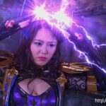 GHKP-84 Mao Hamasaki 女幹部絶体絶命 魔獣姫グリフォンヌ Cosplay GIGA