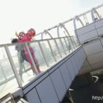 GTRL-64 Ayumi Rika 宝玉戦隊ルミナスX 第1部 ルミナスピンク大狂乱 恐怖のシグナル地獄 Heroine ブーツ Costume Cosplay