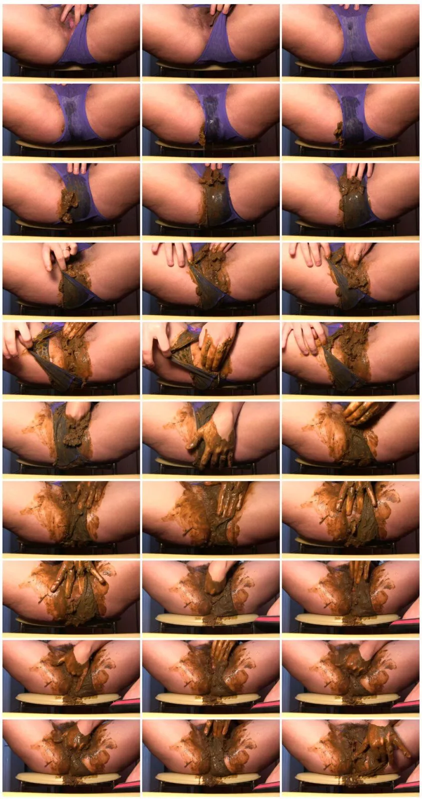 Screenshot 1 from Amarotic DirtyBarbara Scat In Violet Panty And Squirt