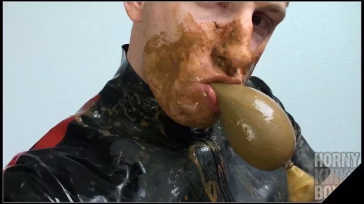 HornyKinkyBoy, the Young Filth Lover gay scat [Part VII]