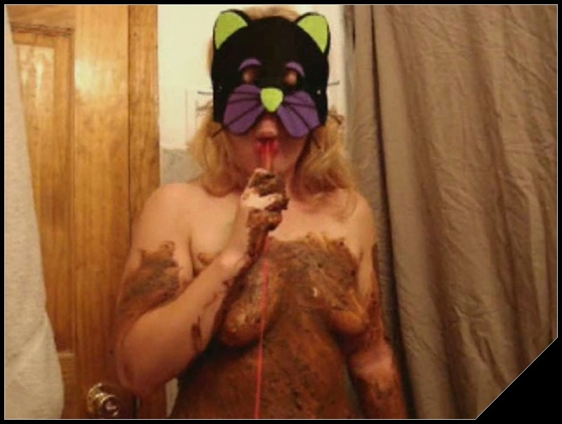 Shitfaced Kitty Scat Shitfaced Vol 1[Smearing, Scat, defecation, eat shit, shit]