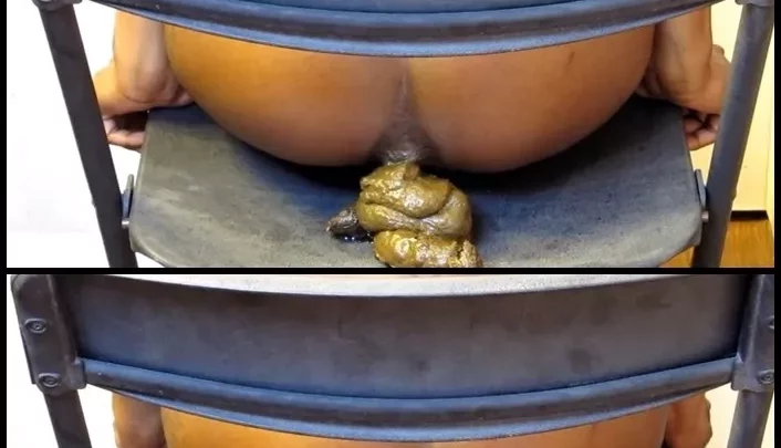 CosmicScat Nasty Poo on Black Chair