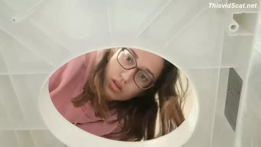 Long Close Up Toilet Session with My Asshole Slowly Opening for a Big Log. P1