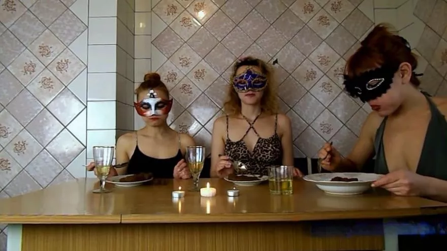 ModelNatalya94 girls Three their eating shit own