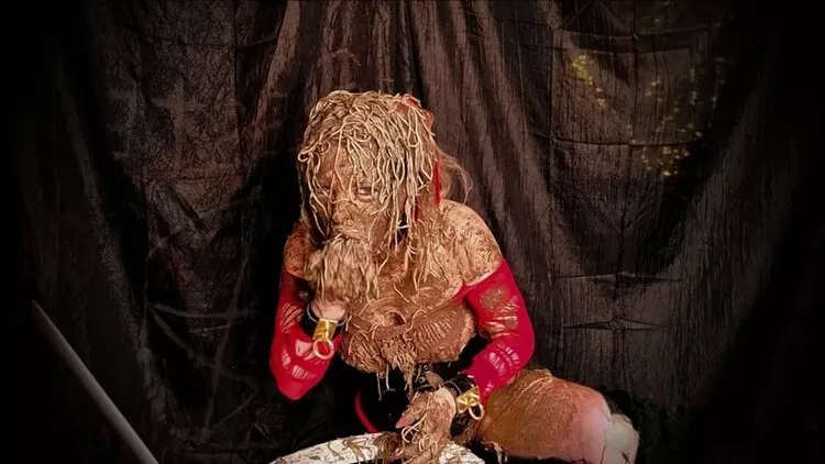 SlutOrgasma Hardcore disgusting rotten food and shit smearing