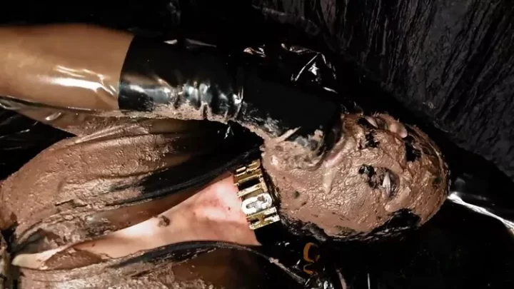 SlutOrgasma Rubber doll in the shit heaven