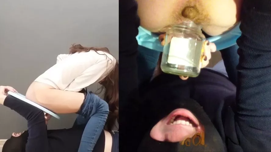 suppkakiem Alina is powerful pooping in mouth after constipation 4 days