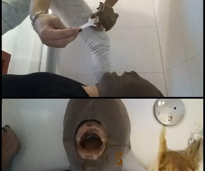 Tima The punishment Forced feeding with my shit