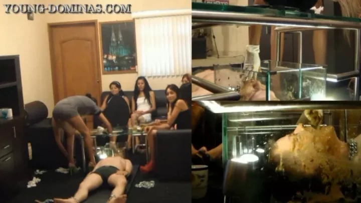 Young Dominas Sorry Submissive you Stay until you Swallowed all the Shit Part 3 HD. P1